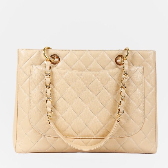 Chanel Beige Caviar GST - Picture 4 of 13